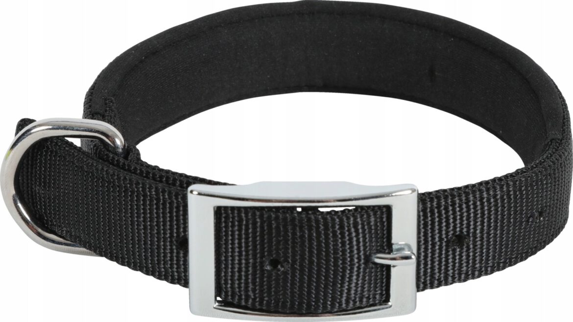 Zolux Obroża nylon Komfort 50 cm/25 mm kol. czarny