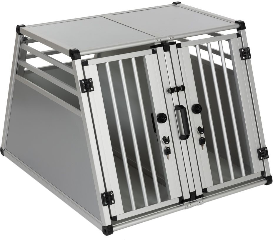 zooplus Exclusive AluRide podwójny transporter aluminiowy XL szer x gł x wys. 97 x 92 x 68 cm